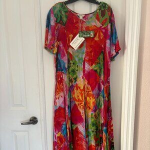 NWT Orientique Rayon Dress
